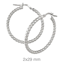 <STRONG>Pendientes aro plata&nbsp;29 mm bolas</STRONG>. <STRONG>Aros</STRONG>&nbsp;de<STRONG> mujer</STRONG> fabricados en <STRO
