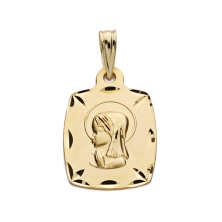 <STRONG>Medalla niña 16 x 14 mm oro amarillo 18k tallas.<BR>Medalla</STRONG> para <STRONG>niña</STRONG> con la imagen de la virg