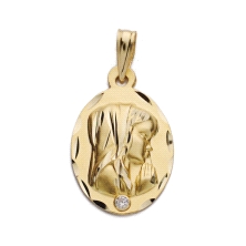 <STRONG>Medalla virgen niña 19 x 14 mm oro amarillo 18k oval.</STRONG><BR><STRONG>Medalla</STRONG> con la <STRONG>virgen niña</S