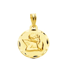 <STRONG>Medalla bebé angelito 16 mm oro amarillo 18k tallas.</STRONG><BR><STRONG>Medalla</STRONG> para<STRONG> recien nacido</ST