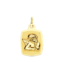 <STRONG>Medalla bebé con ángel 16 x 13 mm oro 18 kilates laser.<BR></STRONG>Preciosa&nbsp;<STRONG>medalla</STRONG> para <STRONG>