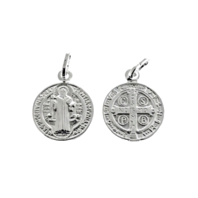 <STRONG>Medalla San Benito 19 mm plata.<BR></STRONG><STRONG>Medalla</STRONG> de <STRONG>San Benito</STRONG> con un diámetro de < <STRONG>Medalla San Benito 19 mm plata.<BR></STRONG><STRONG>Medalla</STRONG> de <STRONG>San Benito</STRONG> con un diámetro de <