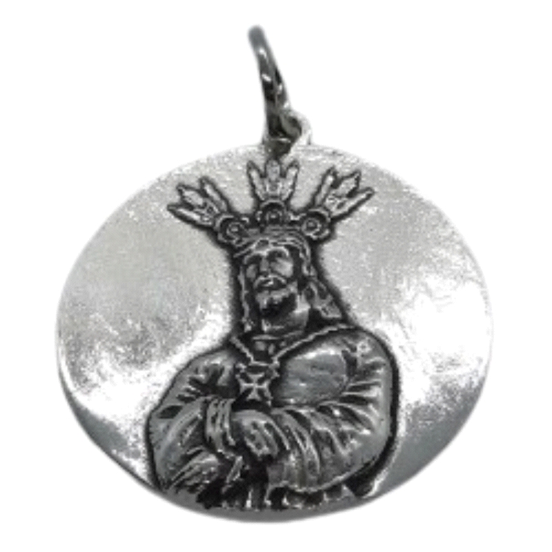 <STRONG>Medalla&nbsp;Cautivo 29 mm plata.<BR>Medalla</STRONG> de Nuestra Padre Jesus&nbsp;<STRONG>Cautivo</STRONG> con un diámet
