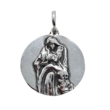 <STRONG>Medalla Virgen de la Piedad&nbsp;17 mm plata.<BR>Medalla</STRONG> de la <STRONG>Virgen de la piedad</STRONG> con un diám
