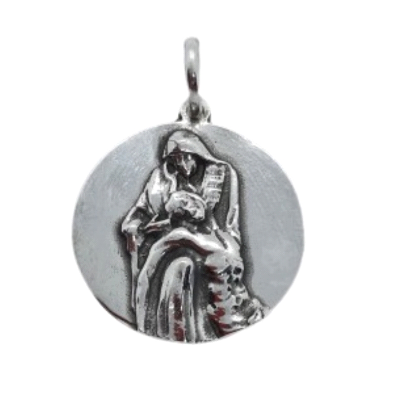 <STRONG>Medalla Virgen de la Piedad&nbsp;17 mm plata.<BR>Medalla</STRONG> de la <STRONG>Virgen de la piedad</STRONG> con un diám