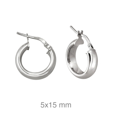 Aros medida 15 mm. Fabricado en plata de 1º ley.
Este producto se entrega estuchado y envuelto para regalo. Aros medida 15 mm. Fabricado en plata de 1º ley.
Este producto se entrega estuchado y envuelto para regalo.