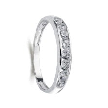 <STRONG>Anillo mujer oro blanco con circonitas</STRONG><BR>Este anillo <STRONG>para mujer</STRONG> está fabricado en <STRONG>oro