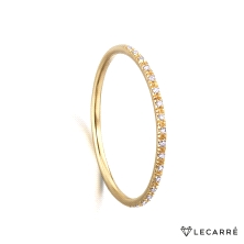 <STRONG>Anillo LeCarré ga003oa.13 con diamantes</STRONG><BR><STRONG>Media alianza LeCarré</STRONG>, fabricada en oro de 18 kilat