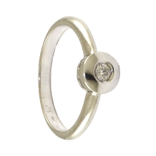 <P><STRONG>Anillo mujer diamante 0.11 cts oro blanco 18k.<BR></STRONG><STRONG>Anillo</STRONG> de <STRONG>mujer</STRONG> con <STR