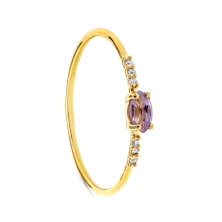 <P><STRONG>Anillo mujer con diamante 0.03 cts amatista oro 18k.<BR>Sortija</STRONG>&nbsp;de <STRONG>mujer </STRONG>con <STRONG>d