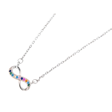 <STRONG>Collar mujer plata infinito</STRONG> multicolor. <STRONG>Collar intinito</STRONG> para <STRONG>mujer</STRONG> de <STRONG <STRONG>Collar mujer plata infinito</STRONG> multicolor. <STRONG>Collar intinito</STRONG> para <STRONG>mujer</STRONG> de <STRONG
