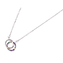 <STRONG>Collar plata mujer</STRONG> doble aro.&nbsp;<STRONG>Gargantilla</STRONG> de <STRONG>plata</STRONG> para <STRONG>mujer</S