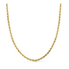 Cordón Salomónico de oro de 18k 50cm 2.70 mm