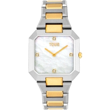 <STRONG>Reloj Tous mujer 3000145000 brazalete bicolor.</STRONG><BR><STRONG>Reloj Tous</STRONG> de<STRONG> mujer</STRONG> con caj
