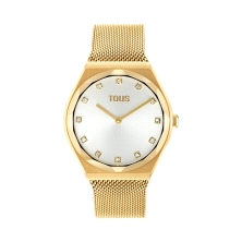 <STRONG>Reloj Tous para mujer 3000139800 dorado.<BR></STRONG><STRONG>Reloj</STRONG> de<STRONG> mujer Tous</STRONG> de acero con&