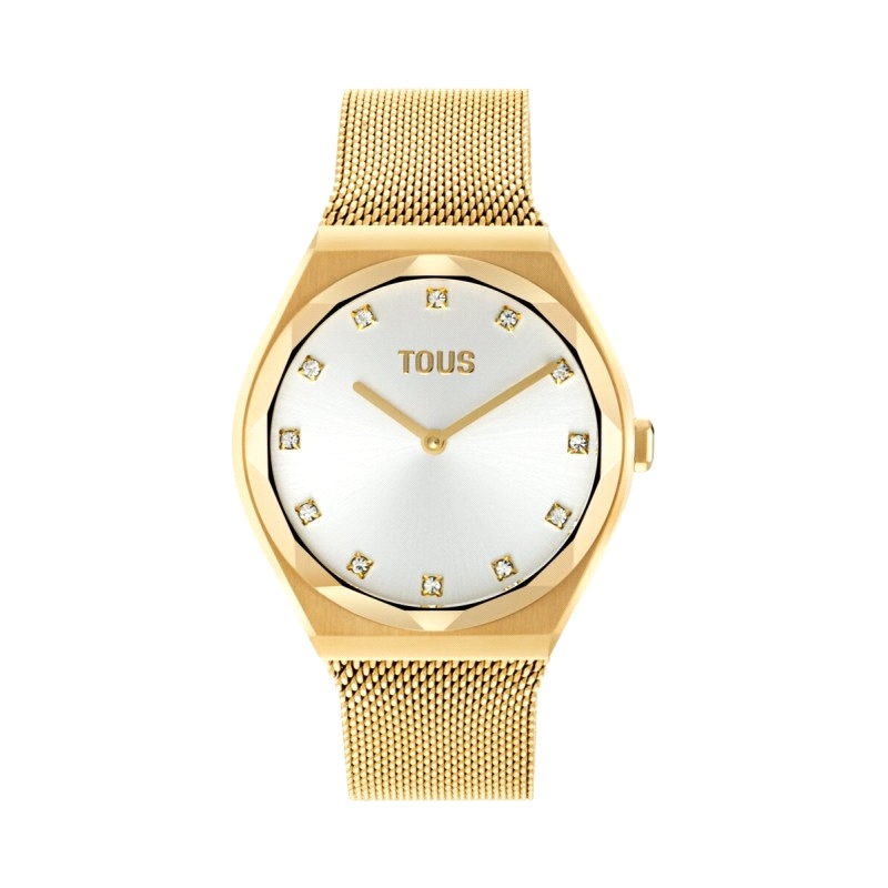 <STRONG>Reloj Tous para mujer 3000139800 dorado.<BR></STRONG><STRONG>Reloj</STRONG> de<STRONG> mujer Tous</STRONG> de acero con&