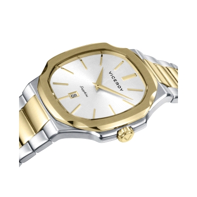 <P><STRONG>Reloj Viceroy hombre 45111-87 bicolor.</STRONG><BR><STRONG>Reloj</STRONG> de <STRONG>caballero Viceroy</STRONG> con c