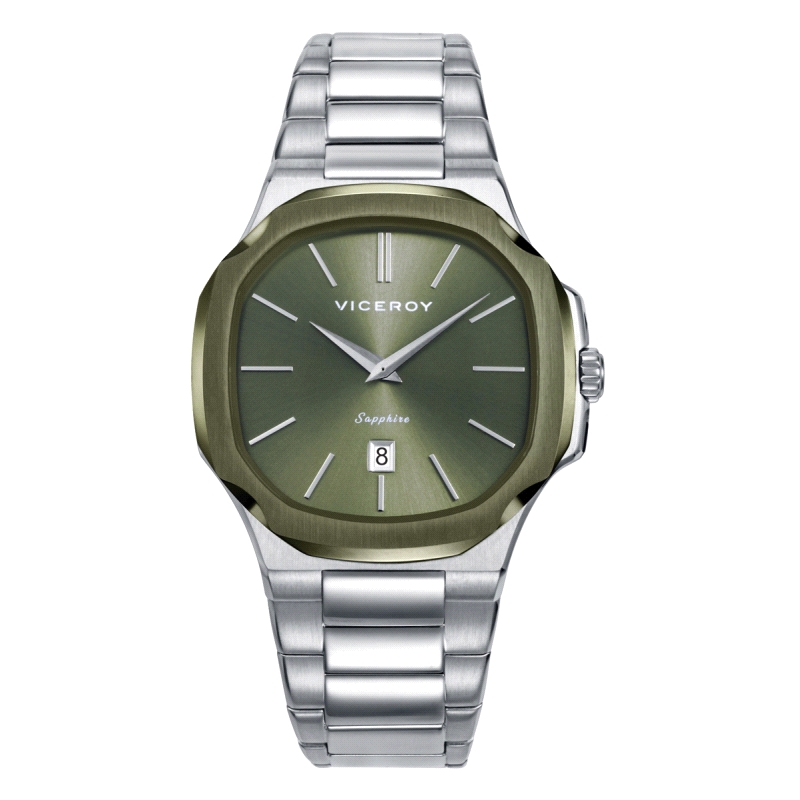 <STRONG>Reloj Viceroy hombre 45111-67 verde.<BR></STRONG><STRONG>Reloj Viceroy</STRONG> de<STRONG> hombre</STRONG> con caja de a
