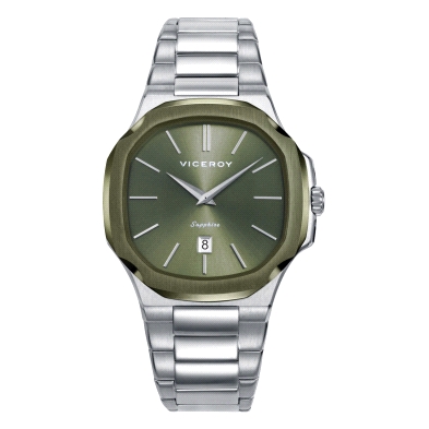 <STRONG>Reloj Viceroy hombre 45111-67 verde.<BR></STRONG><STRONG>Reloj Viceroy</STRONG> de<STRONG> hombre</STRONG> con caja de a