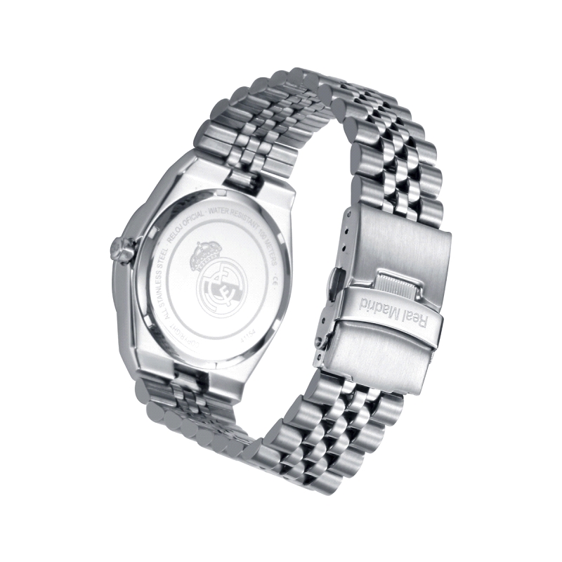 Reloj Viceroy Real Madrid 41154-05 <BR>Reloj Real Madrid con caja de 37mm con esfera blanca y escudo del club.<BR>Cierre despleg