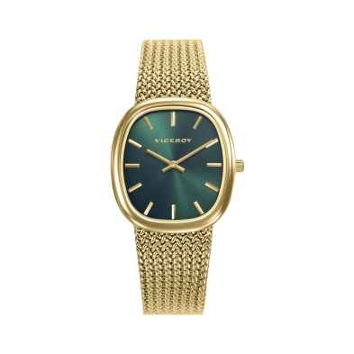 Reloj Viceroy mujer 401312-67&nbsp;&nbsp;&nbsp;&nbsp;&nbsp;&nbsp;&nbsp;&nbsp; <BR>Reloj viceroy dorado con esfera en color verde