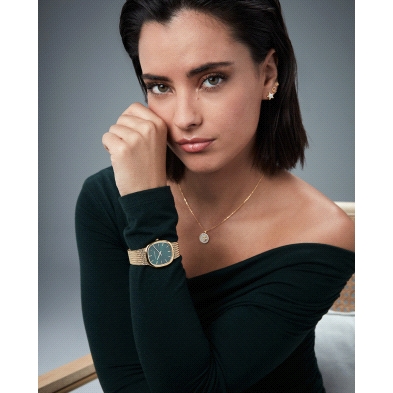 Reloj Viceroy mujer 401312-67&nbsp;&nbsp;&nbsp;&nbsp;&nbsp;&nbsp;&nbsp;&nbsp; <BR>Reloj viceroy dorado con esfera en color verde