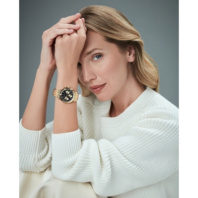 <P>Reloj Viceroy mujer 401310-57<BR>Reloj Viceroy dorado<BR>Caja de 38mm, Cronógrafo<BR>Cierre desplegable con pulsadores<BR>Mat