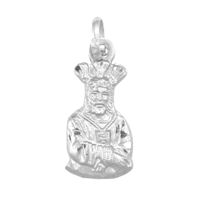 <P><STRONG>Medalla silueta Cautivo&nbsp;29 x 17 mm plata.</STRONG><BR>Medalla del&nbsp;<STRONG>Cristo del Cautivo</STRONG> en si