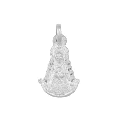 <STRONG>Medalla silueta Virgen del Rocio 19 x&nbsp;13 mm plata.<BR></STRONG><STRONG>Medalla</STRONG>&nbsp;<STRONG>Virgen del Roc