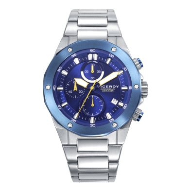 <STRONG>Reloj Viceroy hombre 46853-37 cronógrafo azul.<BR>Reloj Viceroy</STRONG> de <STRONG>hombre</STRONG>&nbsp;cronógrafo con 