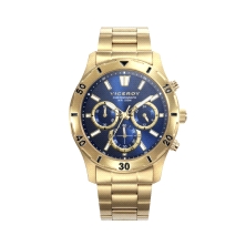 Reloj Viceroy hombre 401135-36 cronógrafo dorado.<BR><STRONG>Reloj Viceroy</STRONG> de <STRONG>hombre</STRONG> cronógrafo con mo