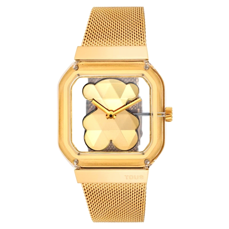 <STRONG>Reloj mujer Tous 3000143400 dorado.</STRONG><BR><STRONG>Reloj</STRONG> para<STRONG> mujer Tous</STRONG> con caja de poli