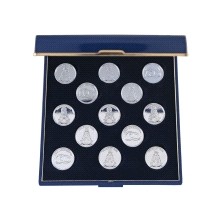 <P>Monedas&nbsp;plateadas de 20 mm con imagenes de la Virgen del Rocio. Acabo envejecido<BR>Todos los juegos de arras se entrega