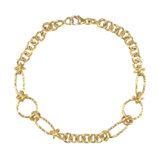 <STRONG>Pulsera mujer oro amarillo 18 kilates.</STRONG><BR><STRONG>Pulsera</STRONG> de <STRONG>mujer</STRONG> con eslabones tall