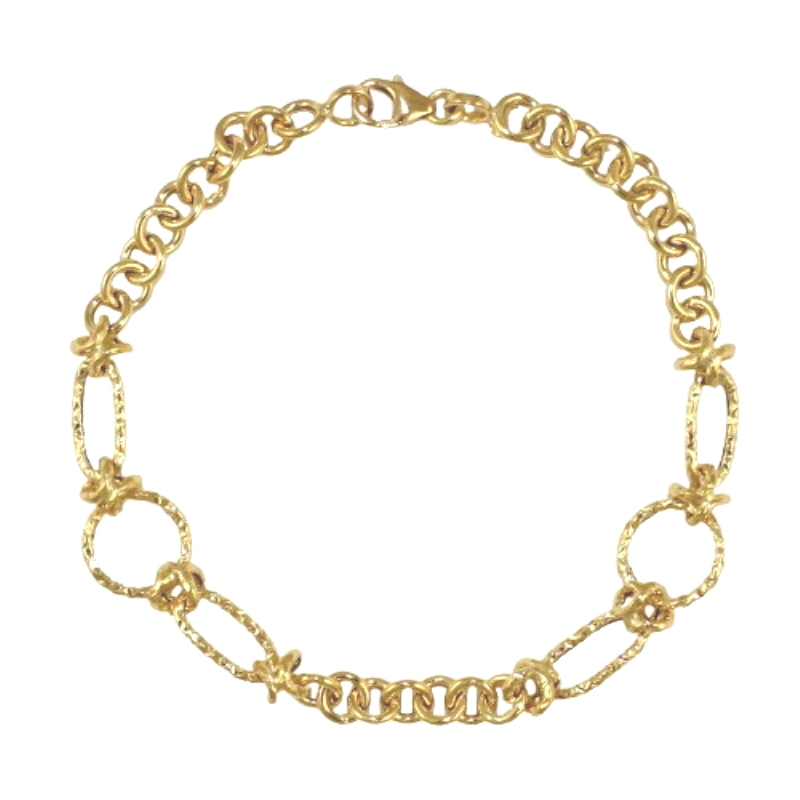 <STRONG>Pulsera mujer oro amarillo 18 kilates.</STRONG><BR><STRONG>Pulsera</STRONG> de <STRONG>mujer</STRONG> con eslabones tall