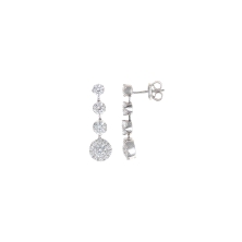 <STRONG>Pendiente plata mujer Salvatore 136A0757.<BR>Pendiente</STRONG> largos para<STRONG> mujer Salvatore</STRONG> con circoni