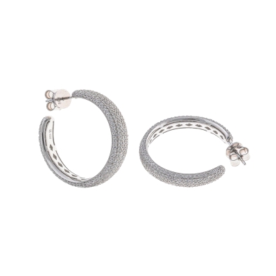 <STRONG>Pendiente Salvatore mujer 112A0413 medio aro.</STRONG><BR><STRONG>Pendientes</STRONG> para<STRONG> mujer</STRONG> con fo