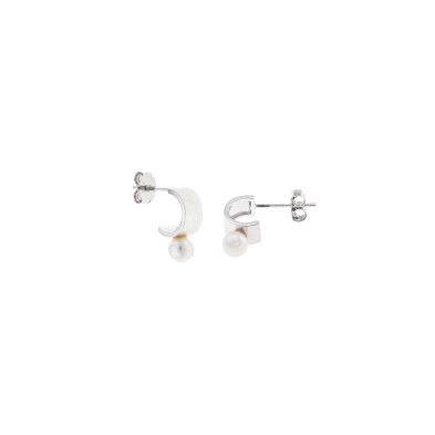 <STRONG>Pendiente Salvatore mujer con perla 272A0058.<BR>Pendiente</STRONG> para <STRONG>mujer Sarvatore</STRONG> liso con forma