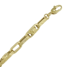 <STRONG>Pulsera&nbsp;oro</STRONG> 18 kiltes&nbsp;greca&nbsp;hombre.<BR>Esta&nbsp;pulsera está formada por eslabones&nbsp;con un 