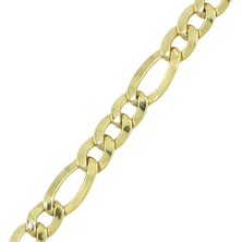 <STRONG>Pulsera oro para hombre 3x1 ancho 7 mm <BR></STRONG>Esta pulsera para hombre mide 19 cm y su ancho es de 7 mm.<BR>Tiene 