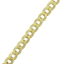 <STRONG>Pulsera barbada sin chapa oro 18k 6 mm</STRONG><BR><STRONG>Pulsera</STRONG> de <STRONG>hombre</STRONG> de <STRONG>eslabo