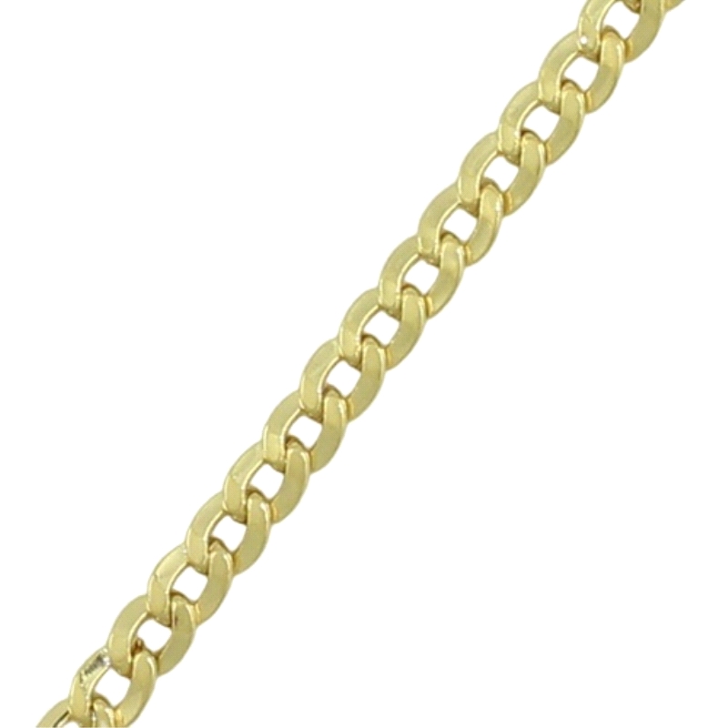 <STRONG>Pulsera de hombre barbada 3 mm oro 18k <BR>Pulsera de hombre eslabones barbados</STRONG> con un tamaño de 3 mm, el largo