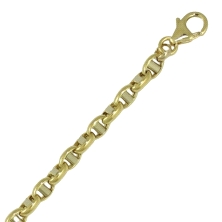 <STRONG>Pulsera de hombre eslabones bicolor 3.5 mm<BR>Pulsera para hombre bicolor,&nbsp;</STRONG>ancho de los eslabones&nbsp;3.5