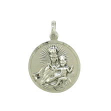 <STRONG>Medalla Virgen del Carmen 13 mm plata.</STRONG><BR><STRONG>Medalla</STRONG> de la <STRONG>Virgen del Carmen</STRONG> con