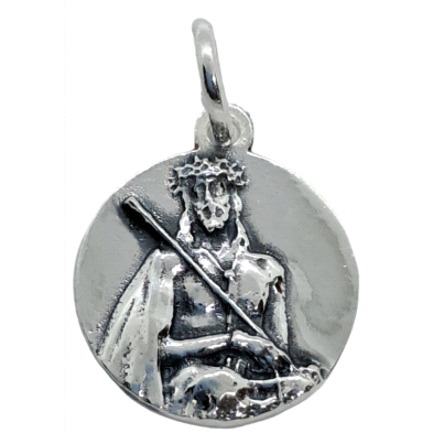 <STRONG>Medalla Cristo de los estudiantes plata 17 mm.</STRONG><BR><STRONG>Medalla</STRONG> del <STRONG>Cristo</STRONG> de los <