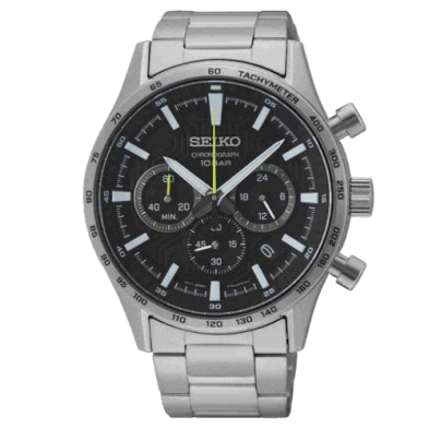Reloj Seiko SSB413P1&nbsp; Neo Sports&nbsp;&nbsp;&nbsp;&nbsp; <BR>Reloj Seiko Cronógrafo con esfera negra<BR>Correa y caja de ac