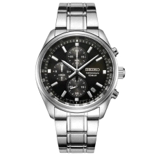 <STRONG>Reloj Seiko Hombre con Cronógrafo SSB379P1</STRONG><BR>Fabricado en acero inoxidable con cronógrafo esfera negra<BR>Cale