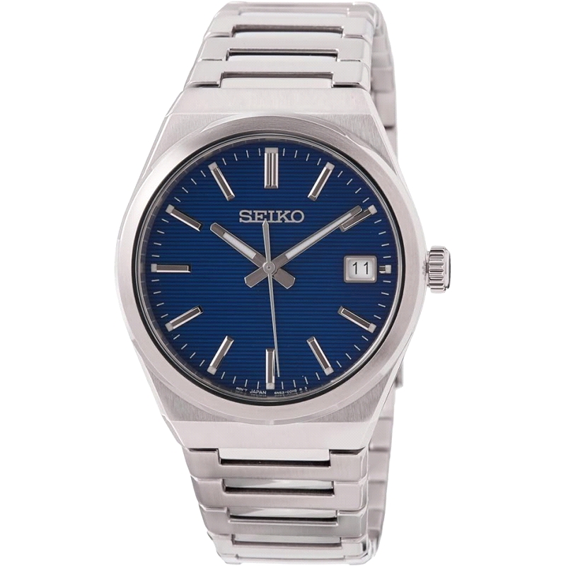 Reloj Seiko SUR555P1 esfera azul <BR>Reloj Seiko de hombre SUR555P1 con esfera de color azul, digitos en color de acero.<BR>Corr
