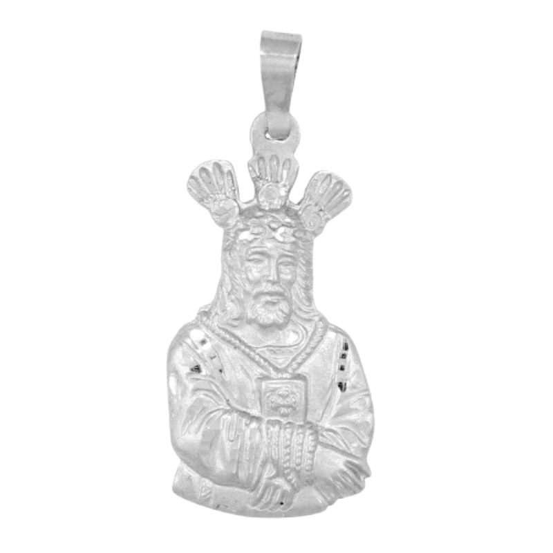 <P><STRONG>Medalla silueta Cautivo&nbsp;37 x 21 mm plata.</STRONG><BR>Medalla del&nbsp;<STRONG>Cristo del Cautivo</STRONG> en si