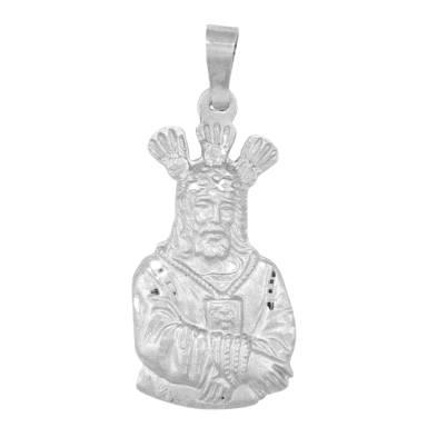 <P><STRONG>Medalla silueta Cautivo&nbsp;37 x 21 mm plata.</STRONG><BR>Medalla del&nbsp;<STRONG>Cristo del Cautivo</STRONG> en si